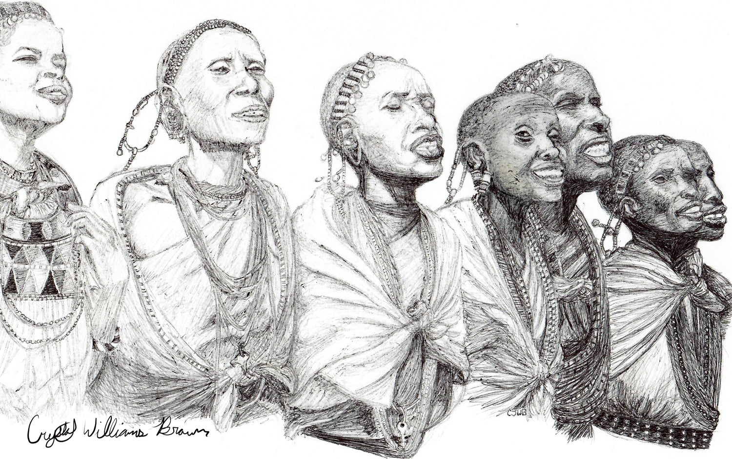tribe members during a celebration appearing joyful and reverent