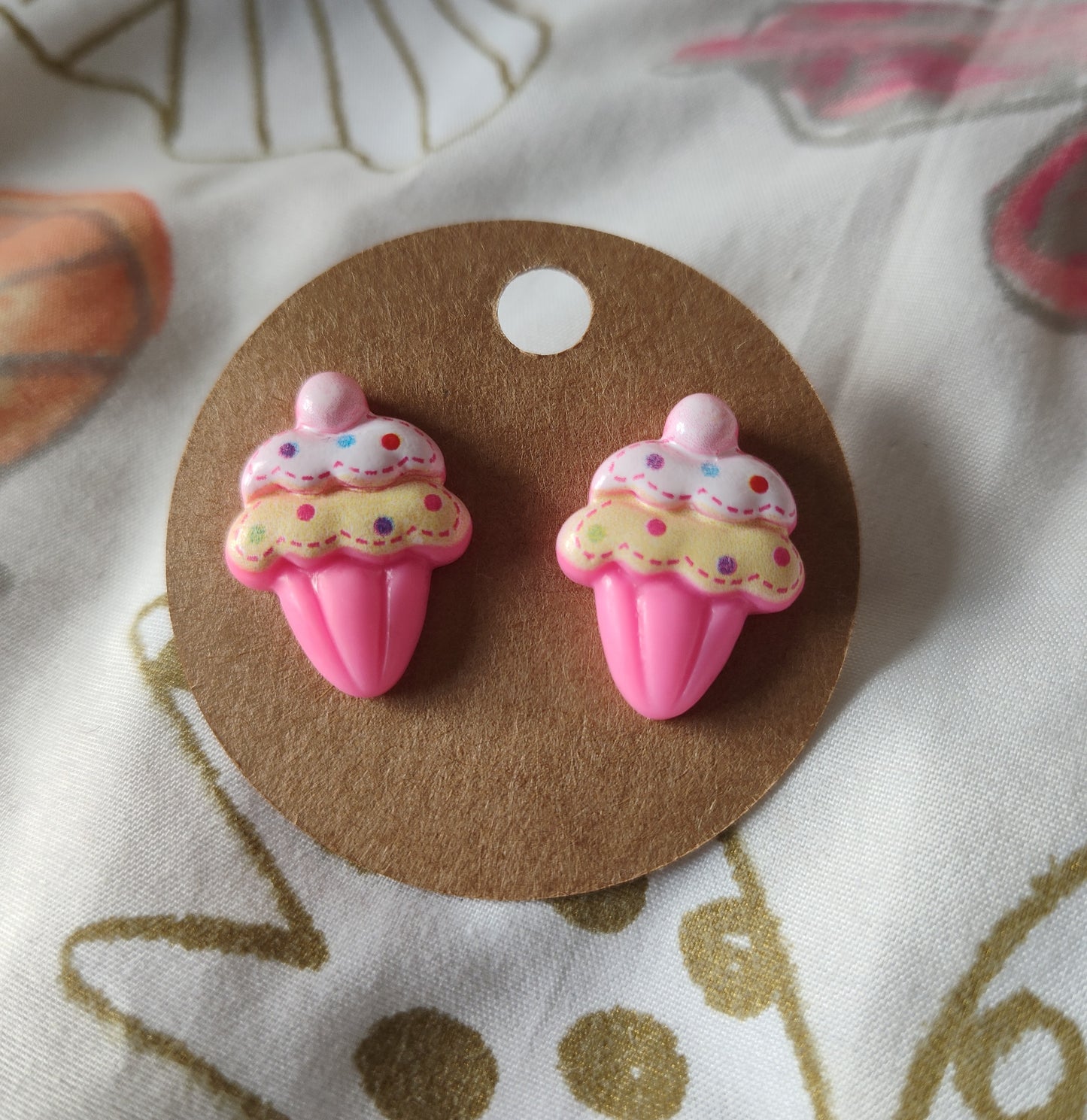 Cute Pink Ice Cream Cone