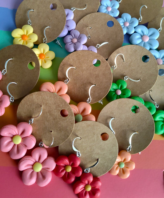 Chunky Fabric Flowers